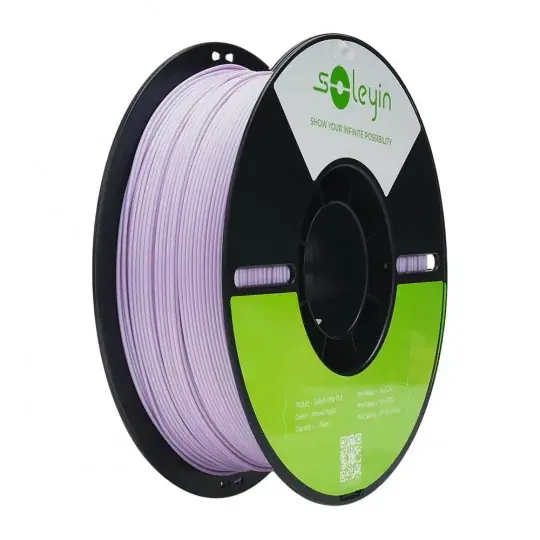 Víkendová Akce Filament Creality Soleyin Ultra PLA 1,75 mm 1 kg - mandlová fialová