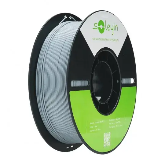 Oblíbený Filament Creality Soleyin Ultra PLA 1,75 mm 1 kg - šedý