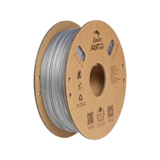 Creality Ender Fast PLA filament 1,75 mm 1 kg - stříbrný Sleva