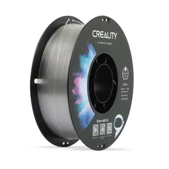 Originální Creality CR-PETG filament 1,75 mm 1 kg - Průhledný