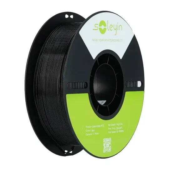 Filament Creality Soleyin Basic PETG 1,75 mm 1 kg - Černá Akční Cena