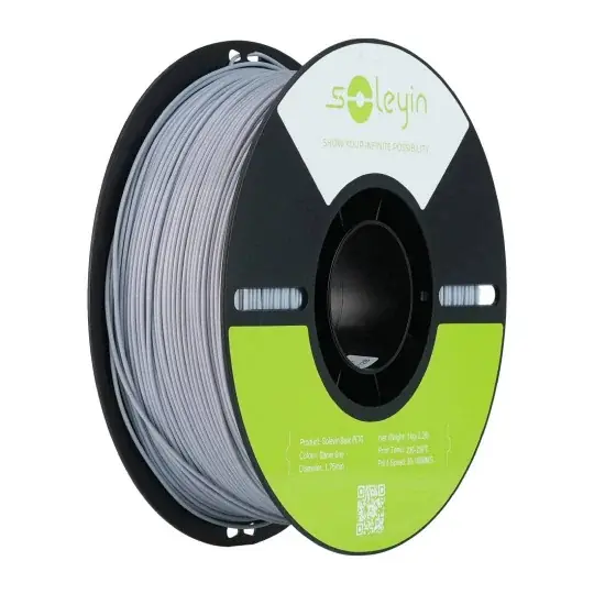Creality Soleyin Basic PETG filament 1,75 mm 1 kg - ledovcově šedý Vysoce Kvalitní