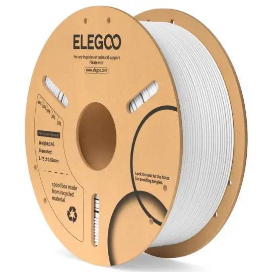 Víkendová Akce PLA filament Elegoo 1,75 mm 1 kg - bílý