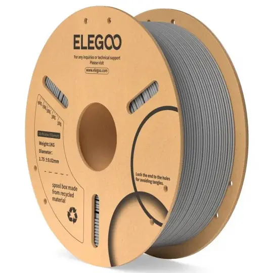 Akční Nabídka PLA filament Elegoo 1,75 mm 1 kg - šedý