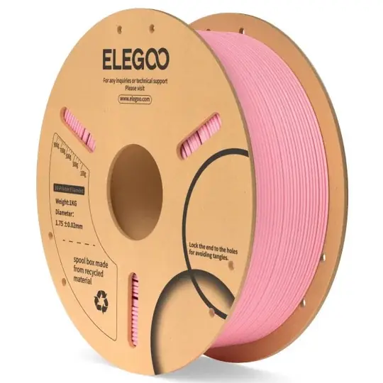 Víkendová Akce Elegoo PLA filament 1,75 mm 1 kg - růžový