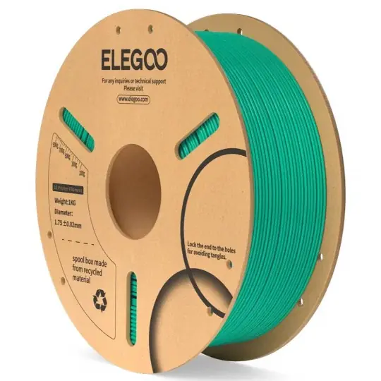 Elegoo PLA filament 1,75 mm 1 kg - mořská zelená Horká Nabídka