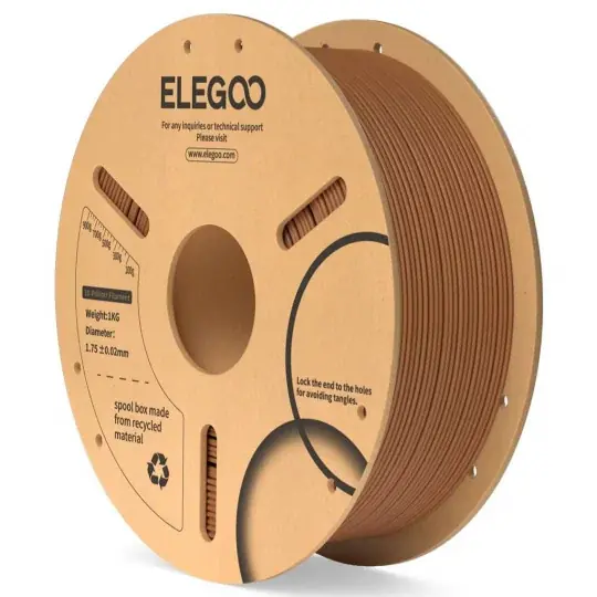 Akce Elegoo PLA filament 1,75 mm 1 kg - Hnědý