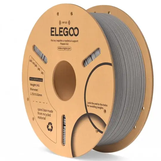 Elegoo PLA filament 1,75 mm 1 kg - RFID - šedý Nejlepší Volba