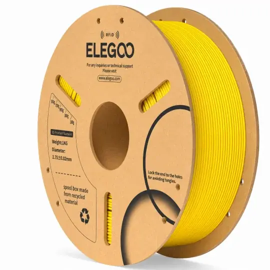 Must-Have Elegoo PLA filament 1,75 mm 1 kg - RFID - Žlutý