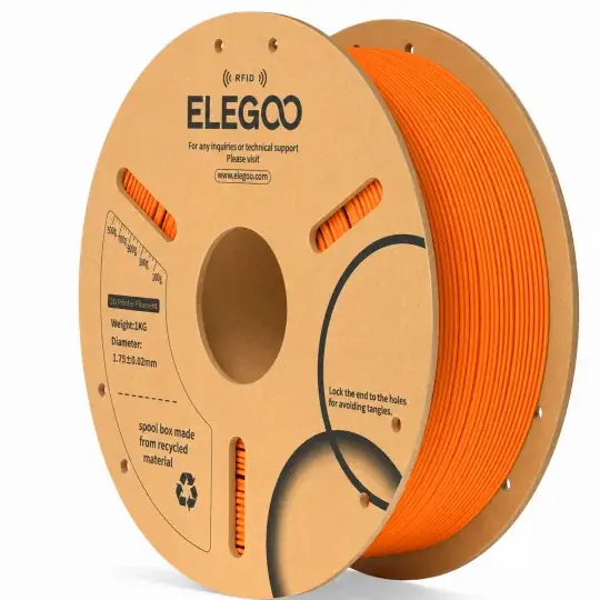 Kup Teď Elegoo PLA filament 1,75 mm 1 kg - RFID - oranžový