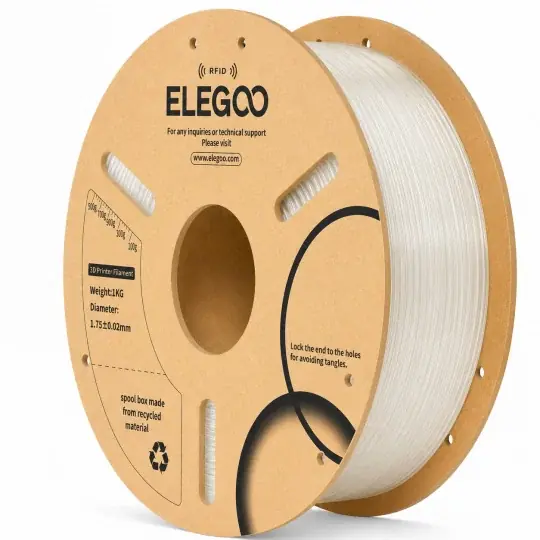 Elegoo PLA filament 1,75 mm 1 kg - RFID - Průsvitný Koupit Online