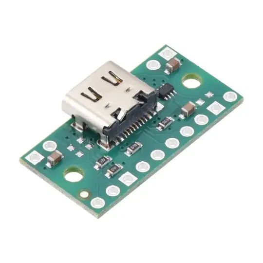 Napájecí konektor USB typu C s multiplexorem TPS2116 - usb09b - Pololu 3729 Novinka