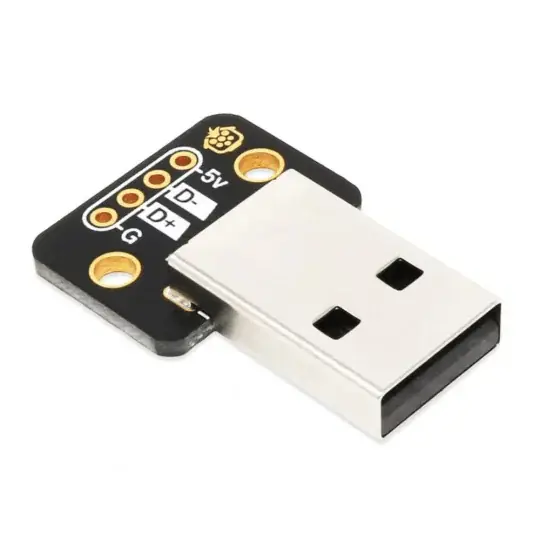 Autentický Breakout modul s USB A konektorem - 2,54 mm - horizontální - PiHut 106607