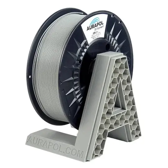 Originální AURAPOL PLA filament 1,75 mm 1 kg - šedý