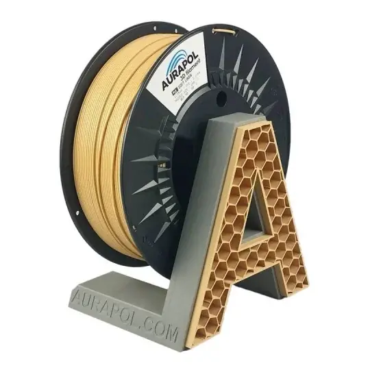 AURAPOL PLA filament 1,75 mm 1 kg - Měkký len Omezená Nabídka