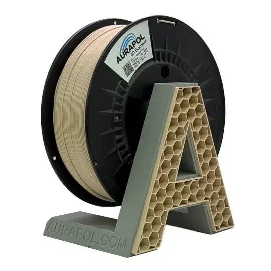 Zlevněný AURAPOL PLA filament 1,75 mm 1 kg - Antique Pink
