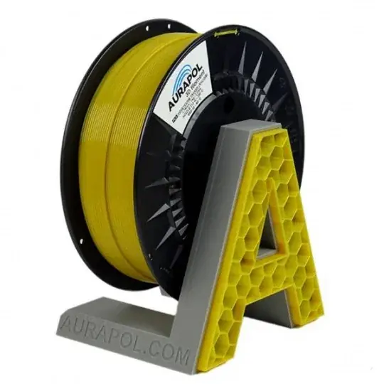Sleva AURAPOL PLA poloprůhledný filament 1,75 mm 1 kg - medový
