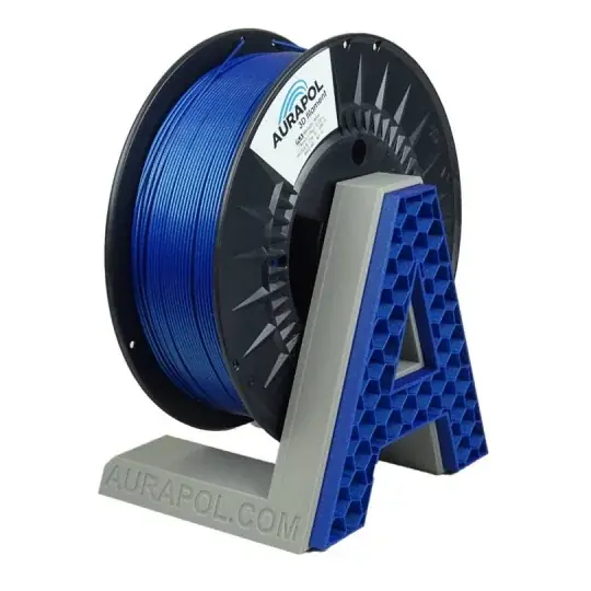 Nakupujte Hned AURAPOL PLA Metalický filament 1,75 mm 1 kg - Modrá