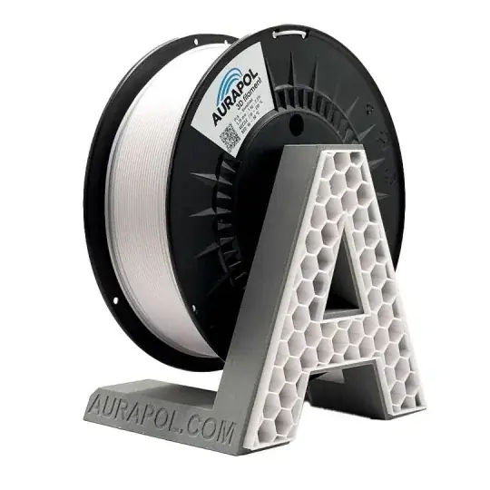 AURAPOL PLA Perleťový filament 1,75 mm 1 kg - Sněhová vločka Must-Have