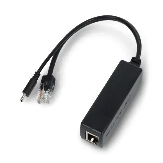 PoE rozbočovač pro Raspberry Pi - Napájení Ethernet LAN RJ45 na USB Type-C - Joy-IT Akce