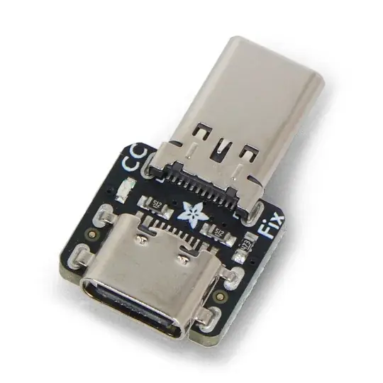 Opravář rezistorů USB typu C CC - adaptér USB C s rezistory 5,1 kΩ CC - Adafruit 6323 Bezpečná Platba