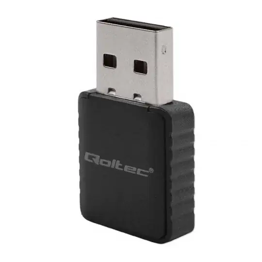 Bezdrátová WiFi dvoupásmová síťová karta 2,4/5 GHz - USB 3.0 - AC 1300 Mb/s - Qoltec 56988 Poslední Šance