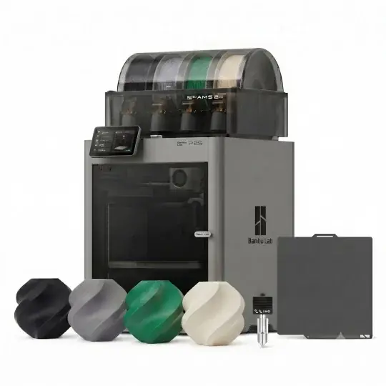 Balení - Kombinovaná 3D tiskárna Bambu Lab P2S + 4x filament + PEI kryt + hotend Nejprodávanější