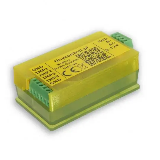 Oblíbený Tinycontrol tMPC-04 - 4kanálový čítač impulsů Modbus RTU