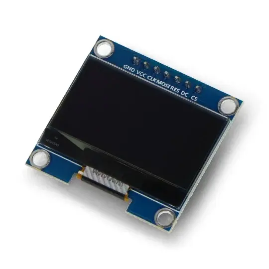 OLED displej 1,3'' 128x64px SPI - SH1106 - bílý Levný