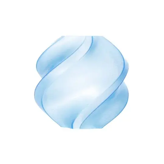 Bambu TPU 90A-Crystal Blue- with Bambu Reusable Spool Originální