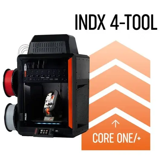 Tovární Cena Konverzní sada INDX se 4 nástroji pro originální 3D tiskárny Prusa CORE One/+