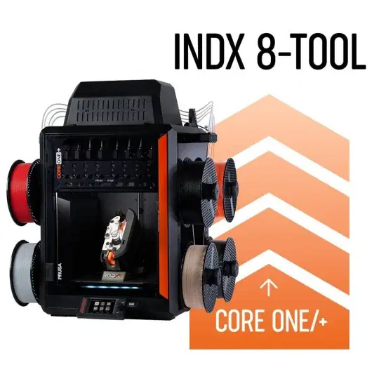Finální Výprodej Konverzní sada INDX s 8 nástroji pro originální 3D tiskárny Prusa CORE One/+