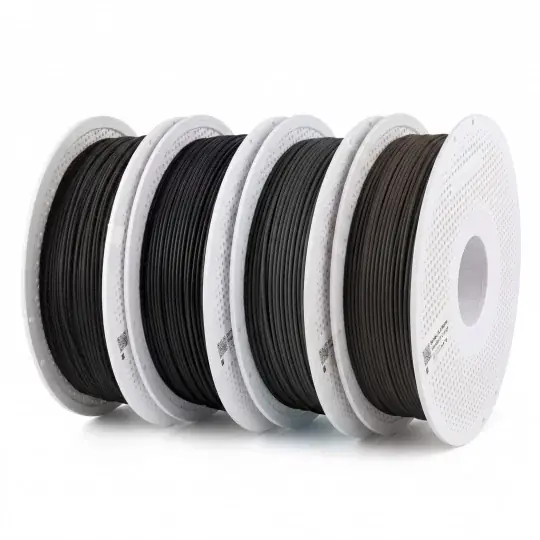 Originální Balení filamentů Bambu Lab s cívkami - StartPack PLA Black - 4 ks.