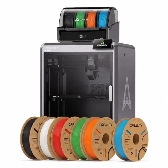 Balení - 3D tiskárna - Creality K2 Plus Combo + 6 PLA filamenty Akce
