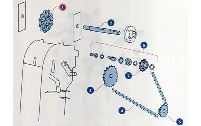 Sezónní Sleva Ozubené kolo Z=11 - Ø 35 mm