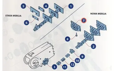 Výhodná Nabídka Plastová lopatka elevátoru 157x78 mm