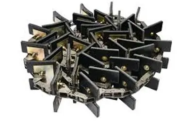 Oblíbený Elevátor. řetěz 38,4VB - 164 čl. - 41 lopatek - 6298 mm