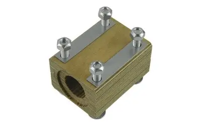 Vrácení Zdarma Dřevěné ložisko Ø 35 mm - 80x106 mm