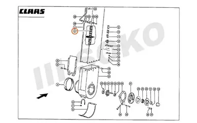 Elevátor. řetěz zrnový CLAAS 662716 Přímo Od Výrobce