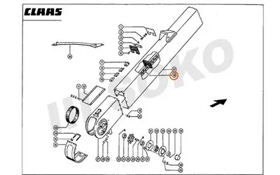 Elevátor. řetěz CLAAS 735367 Nejlepší Volba