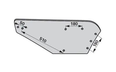 Sleva Odhrnovačka pravá Kuhn 616104