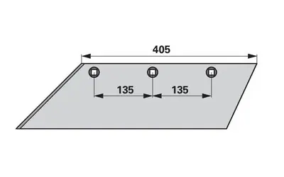 Finální Výprodej Ostří pravé, síla 11 mm Lemken 3352134, 3352034