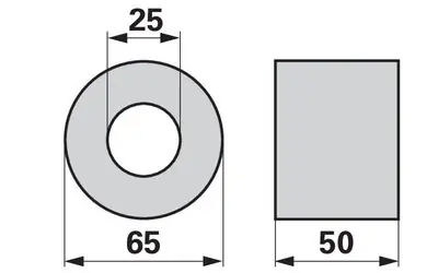 Dřevěné pouzdro 65 x 25 x 50 mm Značkový