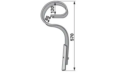 Pero kombinátoru 45 x 10 x 570 mm, montážní výška 365 mm Nejlepší Volba