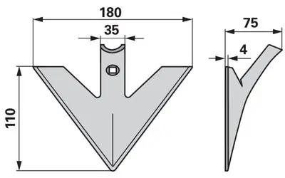 Radlička 180 x 4 mm Výhodná Nabídka