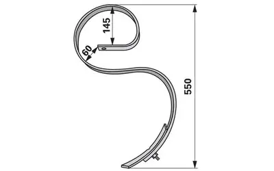 Pero kombinátoru s radličkou, 32 x 12 x 550 mm, montážní výška 385 mm Koupit Online