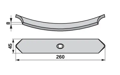 Nejlepší Volba Radlička 46 x 8 x 255 mm
