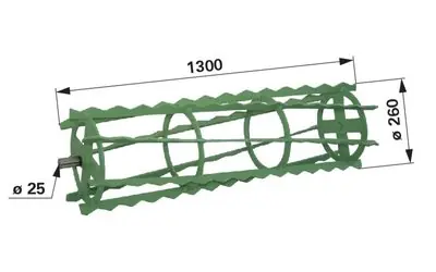 Sezónní Sleva Drobící válec 850 x 280 mm