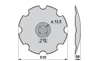 Sleva Disk podmítače ozubený Pöttinger 850410231