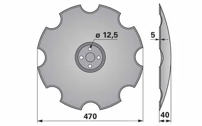 Přímo Od Výrobce Disk podmítače ozubený Väderstad 179857
